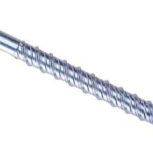 CONFAST LDC383 Tornillo de concreto de zinc plateado de 3/8" x 3" de gran diámetro para anclaje en mampostería, ladrillo o bloque (caja de 25 unidades) - 4" - Ver 7