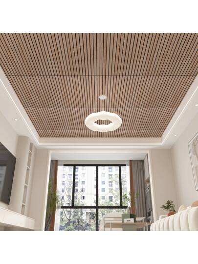 1Rolls Package, 4mm Thick Easy Apply Peel Stick 3D Wallpaper Roll, Wood Grain Self Adhesive SXP DIY Home Perfect Ceilings, Partitions Curved Surfaces Can Be On Walls, Floors Living view 7