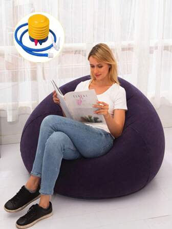 Grote luie opblaasbare banken, PVC ligstoel, zitzak, poef, poef, bank, tatami, woonkamer, outdoor camping