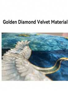 Retro Pattern Geometric Kitchen Floor Mat, Velvet, European Classical Art Deco Style Floor Mat, Foldable, Easy To Clean, Barefoot Floor Mat, Summer Simple Kitchen Floor Mat, Pet-Friendly, Good Luster, Highly Praised Kitchen Floor Mat By Customers