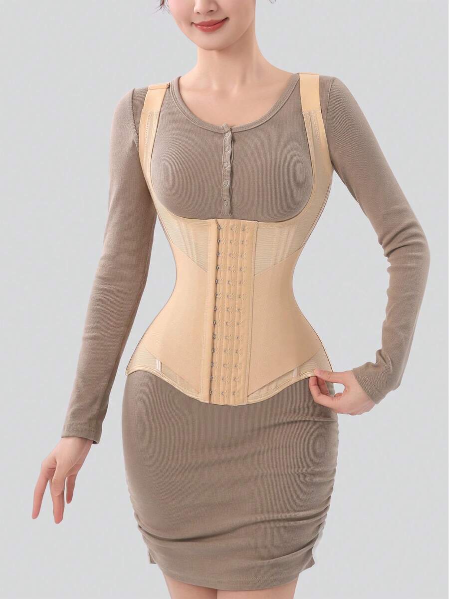 MISTHIN 全新设计背心肩带腰部修身塑身衣收腹塑身衣带背部支撑