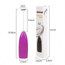 迷你电动奶泡搅拌机无线咖啡打蛋器手持打蛋器卡布奇诺起泡器厨房打蛋器工具 - 彩色 - 查看 13