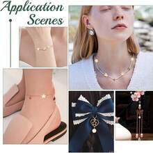 10pcs Real 18k Gold Plated Brass Beads Heart Spacer Beads Metal Star Moon Crown Charm Long-Lasting Loose Beads For DIY Necklace Bracelet Earring Wedding Jewelry Making Findings - Multicolor - View 9