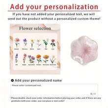 1 buc tavă decorativă personalizată pentru inele, bol mic pentru chei, tavă pentru bijuterii, tavă pentru depozitarea colierului și cerceilor, bol pentru inele de nuntă, tavă pentru inele de logodnă, cadou de Ziua Îndrăgostiților, cadou pentru ea, cadou de ziua de naștere, cadou pentru mama - Multicolor - Vizualizare 11