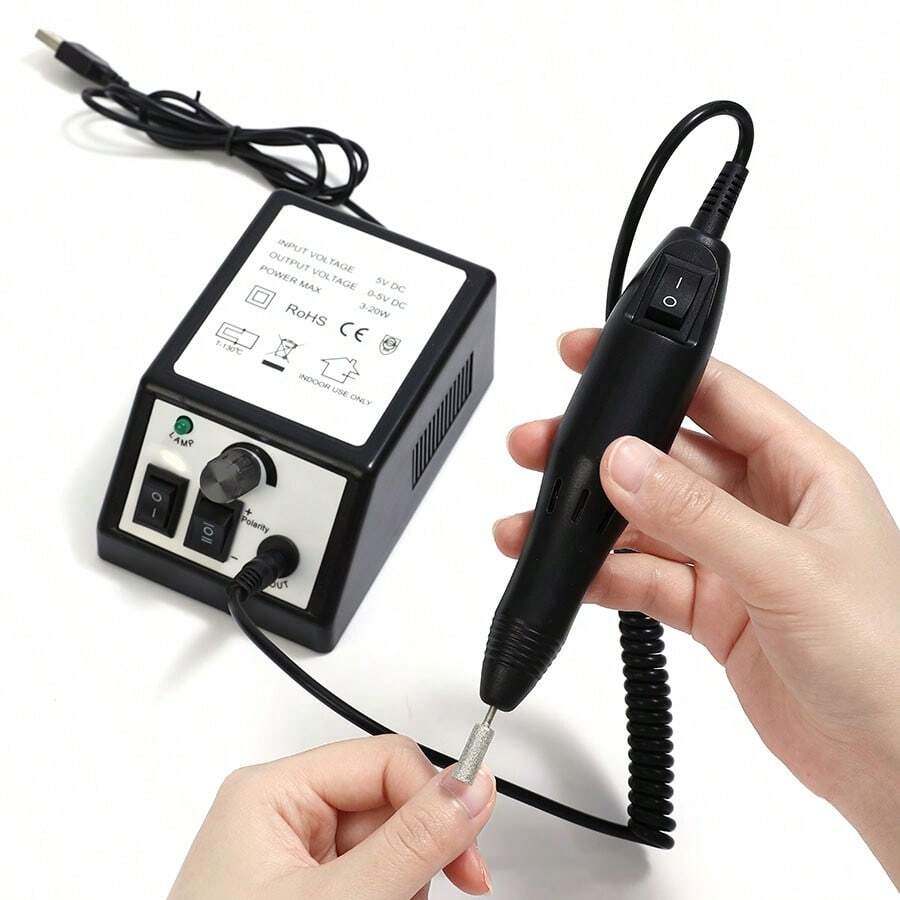 Elektrischer Nagelbohrer Professionelle Maniküre Maschine Nagelfeile Set Nagelbohraufsätze Tragbarer Nagelpolierer Salon Ausrüstung