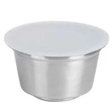 Cápsula de café recargable de acero inoxidable, compatible con la cafetera , accesorio para máquina de café casera - Blanco - Ver 2