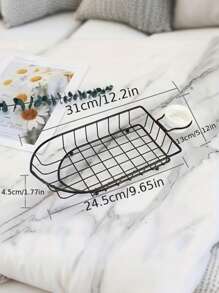 1 pieza Cesta de freír de acero inoxidable - Cesta multiusos para servir alimentos como aperitivos - Accesorio duradero de cocina para el hogar, restaurantes, tiendas de comida rápida, y suministros escolares