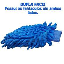 Kit de Lavar Carro Moto Limpeza automotiva Luva +3 Pano Microfibra - Multicolorido - Visão 7