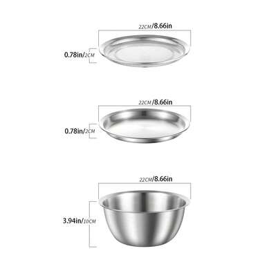 Multi-Functional Stainless Steel Draining Basin, Vegetable Washing Basin, Household Kitchen, Vegetable Washing Fruit Basket, Water Filter Tray, Rice Washing Basin, Egg Bowl