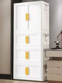 5/4/3/2/1 Easy-Install Thickened Baby Wardrobe, Nursery Storage Cabinet, Household Snacks & Clothes Organizer Box, Children Small Closet - Multicolor - View 7