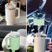 1 pieza/2 piezas Tapa a prueba de fugas de 40 onzas - Tapa de repuesto de plástico para vaso de agua - Mantenga sus bebidas frescas y sin derrames, útiles para volver al colegio