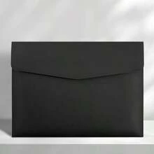 1 Stück minimalistischer Business-Stil Kunstleder Umschlag Dokumentenmappe, weiche Textur, kann Dateien, Handy, Tablets aufnehmen, geeignet für Geschäftsleute, Büromitarbeiter, Studenten, für Büro, Studium, Geschäftsreise Verwendung Schulmaterial, Rückkehr zur Schule