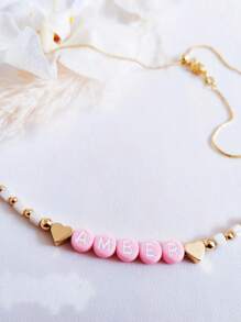 Kids Custom Name Necklace, Pastel Letter Name Necklace, Kids Birthday Gift, Gift For Little Girls, Gift For Toddler,Multi-Functional,Ornamental,Letter,Engraved,Stylish,Modern,Colorful,Cute,Adorable,Casual,Custom,Personalised,Unique,Customized,Baby Gifts,Ideal Gifts For Him,Ideal Gifts For Her,Son,Daughter