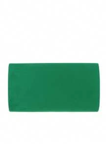Girly Handbags Womens Faux Suede Brooch Clutch Bag - Dark Green - View 4