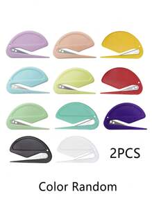 6PCS Macarons Envelope Opener - Letter Opener Envelope Slitter With Safety Concealed Sharp Blade For Women,Men,Office Worker,Graduate Students.Mail Opener For Home,Office,Postal