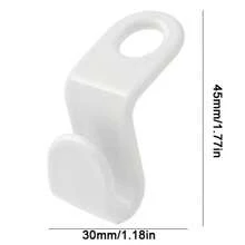 Hanger Connector Stackable Clothes Hook Wardrobe Organizer Space Saver Multi Function Hook Bracket Durable Plastic Joint Accessories Closet Expansion Tool Garment Rack Linker Wardrobe Divider Storage Helper Home Organization Must Have Adjustable Space Design Easy Install No Tools Needed - Multicolor - View 6