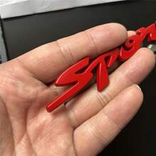 1pc Metal Car Badge "SPORT" Sticker, Applicable For Car Rear Trunk, Side Body Decoration Accessories - Multicolor - View 7