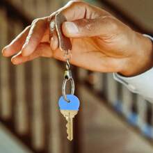 1/5/10/20Pcs Random Color Colored Key Caps Covers Soft Rubber Key Identifiers Protector Organizer Labels Silencer Key Toppers Key Accessories