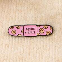 Bros Enamel Penyembuhan Yesus, Pin Kerah, Lencana, Ransel, Bros Wanita, Hadiah Pakaian, Perhiasan, Aksesori Fesyen - Nomor 11112 - View 7