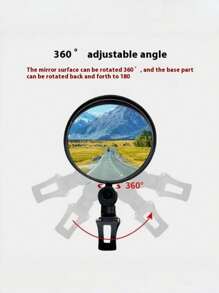 2pcs/1 Set Baby Stroller Rearview Mirror, Portable No-Installation Convex Mirror, Universal Anti-Lost Walking Aid