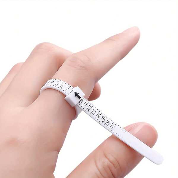 2PCS/PACK Ring Sizer, Ring Sizer Measuring Tool, Reusable Plastic Finger Size Measuring Tape, Clear And Accurate Jewelry Sizing Making Tool 1-17 USA Rings Sizer