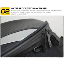 1 szt. Torba na motocykl, czarna, wodoodporna torba na motocykl, torba na tylne siedzenie, wielofunkcyjna torba na kask Motoceoss, plecak motocyklisty, torba do przechowywania bagażu, plecak na akcesoria rowerowe