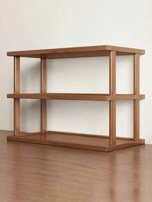 1 pieza Estantería organizadora de escritorio, estante de almacenamiento multinivel para la estación de trabajo de oficina, escritorio del hogar, portavasos, zapatero, multifuncional - Multicolor - Ver 7