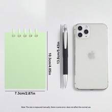 1 Set di Taccuini Tono Spento + 1 Custodia per Penna, Copertina in PVC, Impermeabile e Durevole, 80 Pagine Spesse per Taccuino, Design di Pagine Interne Sostituibili, Mini Taccuino di Alta Qualità, Taccuino Tascabile, Blocco Note Portatile per Uso Quotidiano