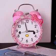 Mositu 1pc Cute Mute Desk Alarm Clock, Bedside Display Clock, Creative Children Bedroom Accessory Gift