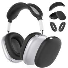 3-i-1 AirPodsMax silikonskyddsfodral, reptåligt skyddsfodral för öronkuddar/skyddsfodral för öronkåpor/skyddsfodral för huvudband - Multifärgad - Visa 11