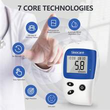 Sinocare Accu2 Blood Glucose Monitor Fullset In Mmol/L With 100 Test Strips - KIT With 100 Strips - View 5