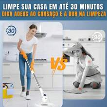 Esfregão Elétrico 9 EM 1 Mop Sem fio Escova De Limpeza Pesada Janela Banheiro e Cozinha Rapida Multiuso 360 Recarregavel Giratoria Rotativo Retratil