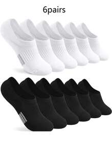 6 Pairs Women Mixed Color Low Cut Athletic Socks, Suitable For Sports, Cycling, Fitness And Casual Wear, Riding Socks | Subtle Fashion | Elastic Fiber Comfort, Cute Socks