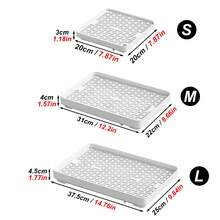 1pc Double-Layer Tilting-Proof Perforated Hamster/Rabbit Litter Box With Drainage Hole, Detachable For Cleaning, Suitable For Small Pets, All Season Use (Not For Adult Large Rabbits)