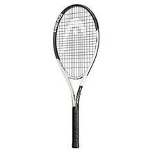 ...Geo Speed Adult Tennis Racquet, Pre-Strung, Black/White, 10.4 Oz. Weight, 105 Sq. In. Racquet Size, - Black - View 2