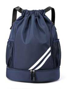 SEYATULLH 防水便携背包，适合运动和旅行，大容量收纳，抽绳运动健身包，大容量干湿分离运动包，运动健身瑜伽包，可折叠抽绳背包，篮球鞋收纳包，适合徒步、健身、瑜伽和上学，男女通用，旅行必备，耐用健身包