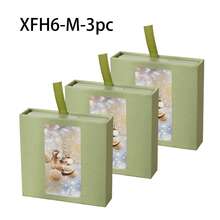 1/3/5pcs PE Film Anti-Oxidation Clear Jewelry Display Box, Eid Al Adha Gift Box, Multifunctional Portable Business Travel Jewelry Storage Box, 3D Photo Album Floating Box For Pendants, Necklaces, Bracelets, Rings, Coins, Earrings, Pins, Storage Boxes, Anti-Oxidant Jewelry Boxes, 3D Floating Display Boxes, Anti-Oxidant Small Delicate Beads Display Boxes, Anti-Oxidant Jewelry Display Boxes