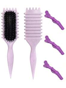 2035brushes 2026新款升级卷发造型梳，带刷毛和特殊设计的卷发梳，卷发造型梳 - 彩色 - 查看 12