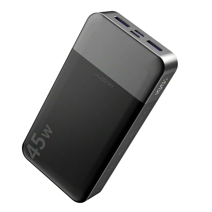 20000mAh 45W Power Bank - Black - View 1