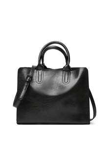 Nuevo bolso de mano de estilo vintage de alta gama, minimalista y versátil para mujer con correa ajustable y desmontable, adecuado para salir, citas, ir al trabajo, oficina y uso diario