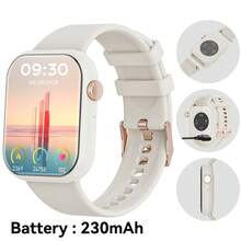 Hwagol 2025 Upgraded Smart Watch (Answer/Make Calls), 1.85 Inch Display 230mAh Battery Capacity Smart Watch, Suitable For Men And Women, Fitness Tracker, Multiple Sports Modes, Step Calorie Counter, Sleep Monitor,Heart Rate Monitor Watch Compatible With IOS Android - 米色 - 查看 9