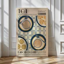 Tea Print Kitchen Poster Kitchen Print Modern Kitchen Decor Retro Poster Pop Art Kitchen Art Exhibit - Multicolor - View 2