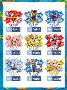 Paw Patrol 9 Paw Patrol Themen Party Dekorationen Fünf-Stück Ballon Sets, mit einer großen Auswahl an Stilen zur Auswahl. Geburtstagsparty Geschenke, Geburtstagsparty Veranstaltungsort Dekoration und Fotorequisiten, Feiertags Party Aggregations Dekorationsartikel, Familien Zusammenkunft Party Hintergrund Dekorationsballons, Halloween, Weihnachten, Erntedankfest, Kindertag, Schulanfang, Muttertag