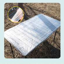 10 件一次性 PT 抽绳桌布（适合 120.14 厘米 X 59.94 厘米桌子）家用防水一次性桌布带抽绳 PT 材质桌布，易于清洁，抽绳闭合派对桌布一次性使用桌布带抽绳防水 - 透明 - 查看 5