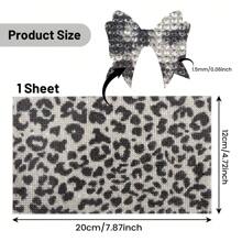 12000pcs Leopard Pattern Crystal Rhinestone Diamond Sparkly Self-Adhesive Crystal 2mm DIY Christmas Decorative Sticker Craft (Animal Pattern)