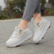 青少年轮式运动鞋，拼色休闲运动鞋