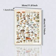 Mushroom Print Unframed Painting,Wall Art,Canvas,Poster Gifts Birthday Graduation