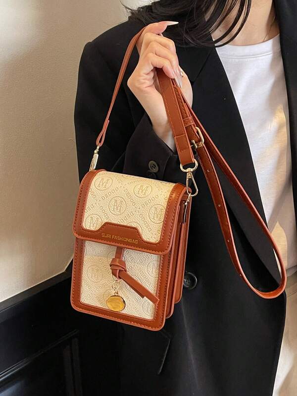 Fashionable Mini Handbag For Women, High-End Versatile Shoulder/Crossbody Bag, Chic Phone Pouch