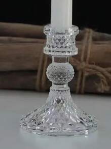 14 piezas de portavelas de vidrio pulidos - Portavelas para velas de té para el Día de San Valentín, boda, decoración del hogar y fiestas nocturnas