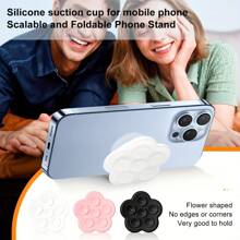 1pc INS Style Silicone Phone & Tablet Stand, Convenient Universal Mount For Multiple Scenes Back To School